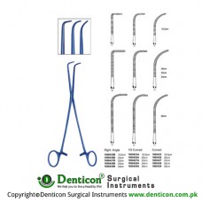 O shaughnessy Clamping Forceps Ring handle Right Angle 18.5cm,20cm,22cm,24cm,28cm Curved Size: 18.5cm,20cm,22cm,24cm,28cm Curved Size: 18.5cm,20cm,22cm,24cm,28cm